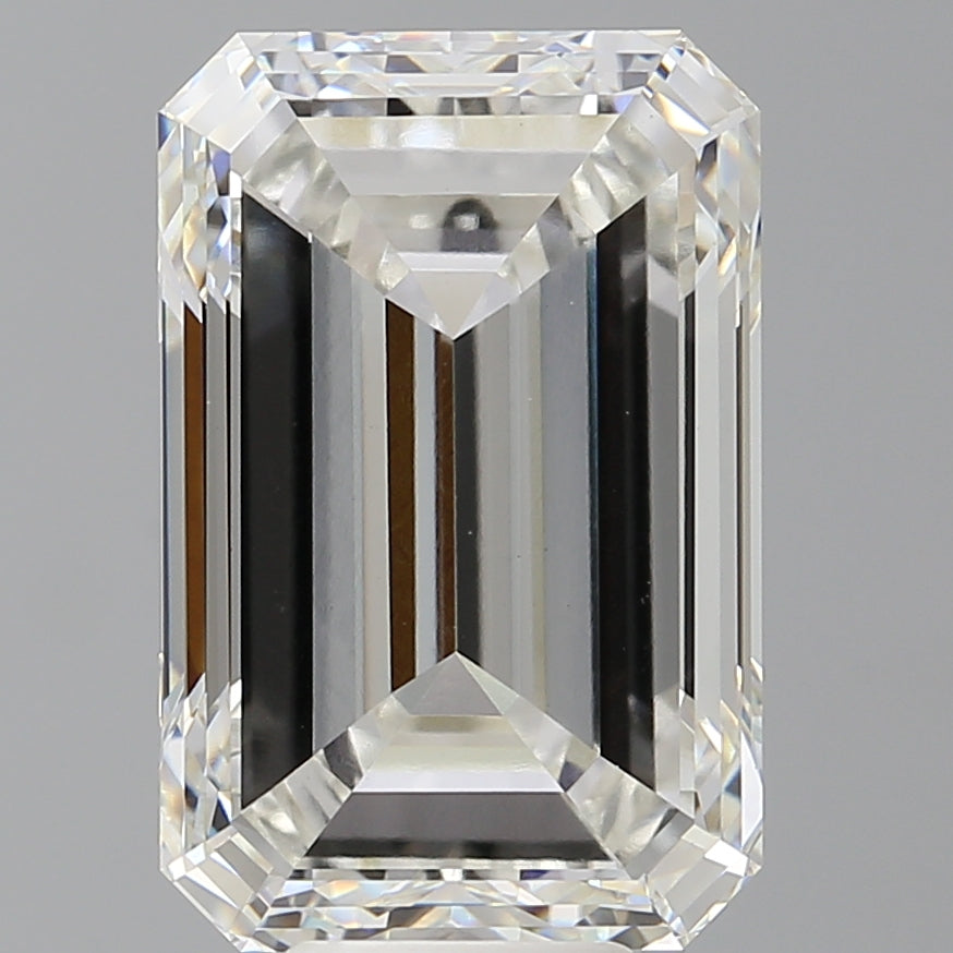 9.49 Carat Emerald Shaped, Very Good Cut, F Color, VVS2 Clarity, IGI Certified Lab Grown Diamond