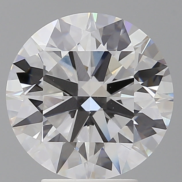 4.09 Carat Round Shaped, Ideal Cut, E Color, VVS2 Clarity, IGI Certified Lab Grown Diamond