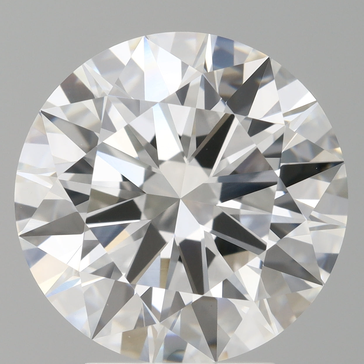 4.05 Carat Round Shaped, Ideal Cut, E Color, VVS2 Clarity, IGI Certified Lab Grown Diamond