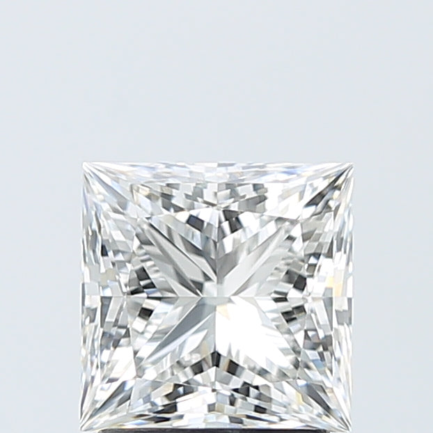2.08 Carat Princess Shaped, Ideal Cut, F Color, VVS2 Clarity, IGI Certified Lab Grown Diamond