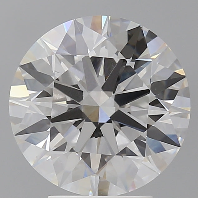 4.02 Carat Round Shaped, Ideal Cut, E Color, VVS2 Clarity, IGI Certified Lab Grown Diamond