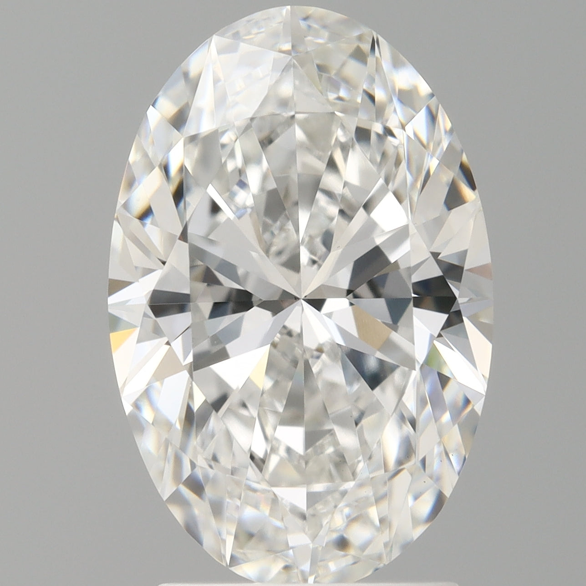 2.60 Carat Oval Shaped, Ideal Cut, E Color, VVS2 Clarity, IGI Certified Lab Grown Diamond