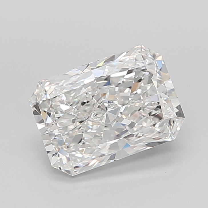 4.05 Carat Radiant Shaped, Ideal Cut, E Color, VVS2 Clarity, IGI Certified Lab Grown Diamond