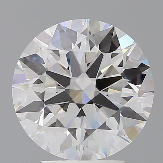 4.09 Carat Round Shaped, Ideal Cut, E Color, VVS2 Clarity, IGI Certified Lab Grown Diamond
