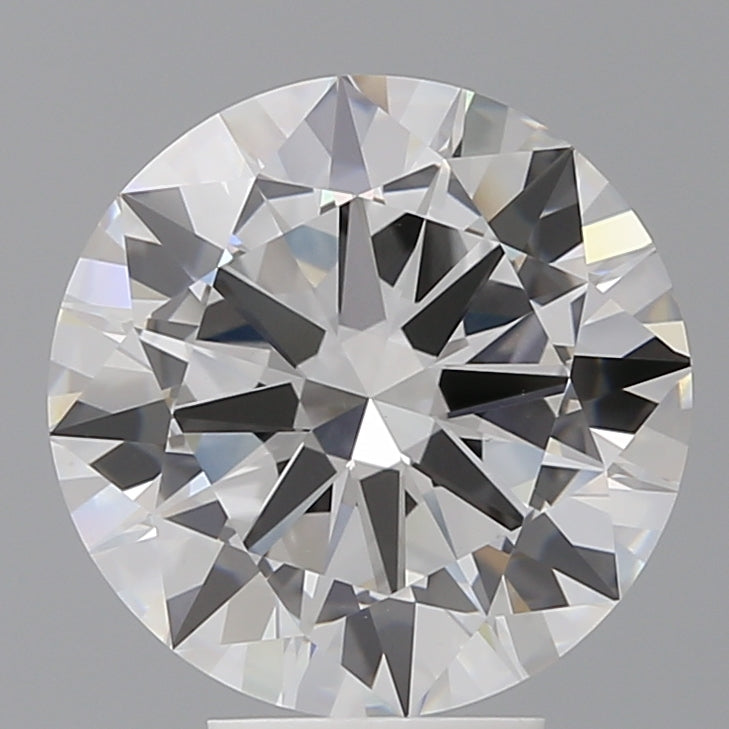 5.52 Carat Round Shaped, Excellent Cut, E Color, VVS2 Clarity, IGI Certified Lab Grown Diamond
