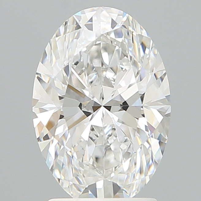 2.50 Carat Oval Shaped, Excellent Cut, D Color, VVS2 Clarity, IGI Certified Lab Grown Diamond