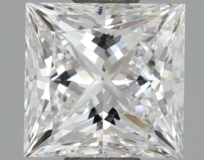 1.50 Carat Princess Shaped, Ideal Cut, D Color, VVS2 Clarity, IGI Certified Lab Grown Diamond