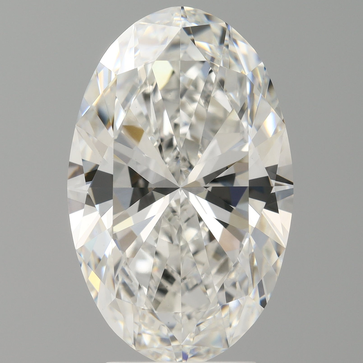 4.08 Carat Oval Shaped, Ideal Cut, F Color, VVS2 Clarity, IGI Certified Lab Grown Diamond