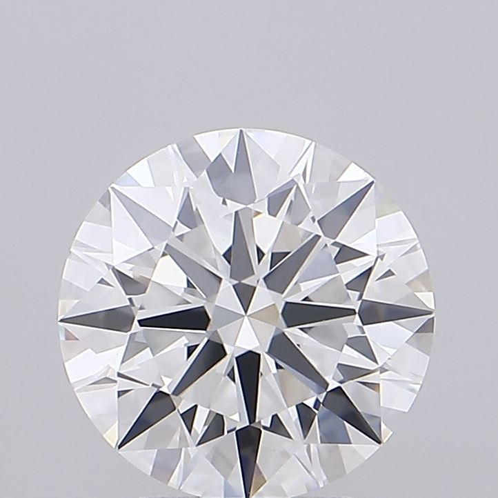 3.06 Carat Round Shaped, Ideal Cut, D Color, VVS2 Clarity, IGI Certified Lab Grown Diamond