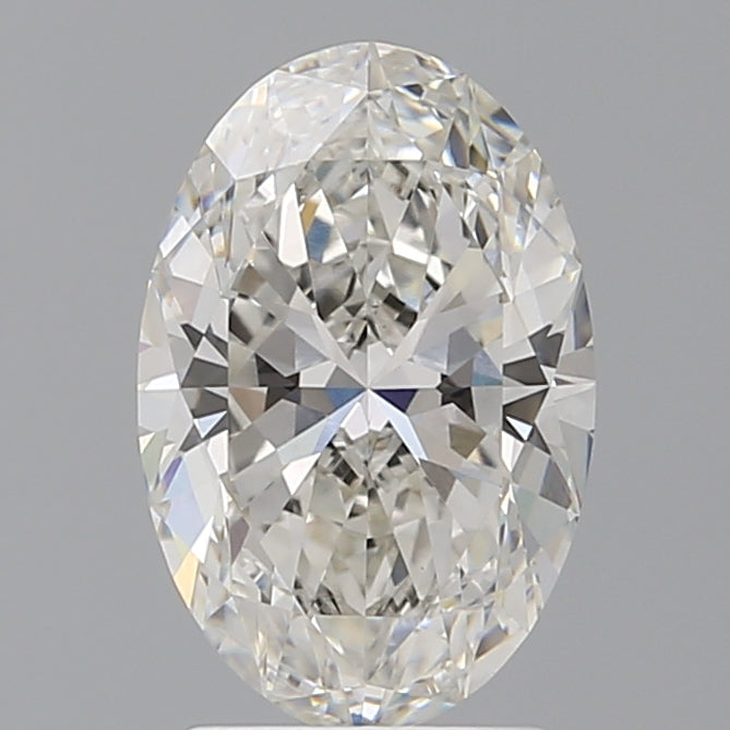 2.55 Carat Oval Shaped, Ideal Cut, F Color, VVS2 Clarity, IGI Certified Lab Grown Diamond
