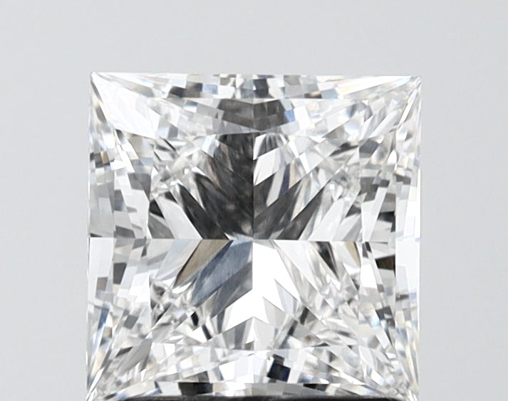 1.92 Carat Princess Shaped, Excellent Cut, F Color, VVS2 Clarity, IGI Certified Lab Grown Diamond