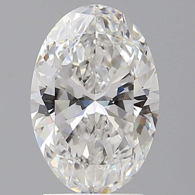 2.50 Carat Oval Shaped, Ideal Cut, E Color, VVS2 Clarity, IGI Certified Lab Grown Diamond