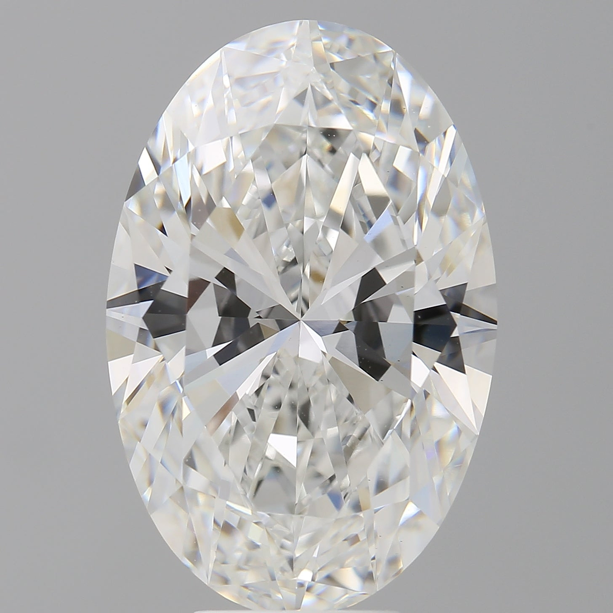 8.01 Carat Oval Shaped, Ideal Cut, F Color, VVS2 Clarity, IGI Certified Lab Grown Diamond