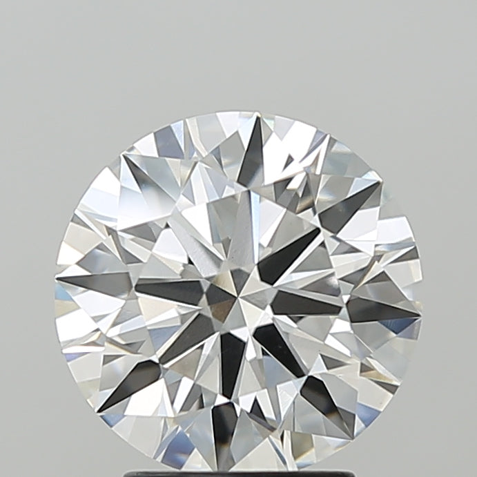 3.09 Carat Round Shaped, Ideal Cut, F Color, VVS2 Clarity, IGI Certified Lab Grown Diamond