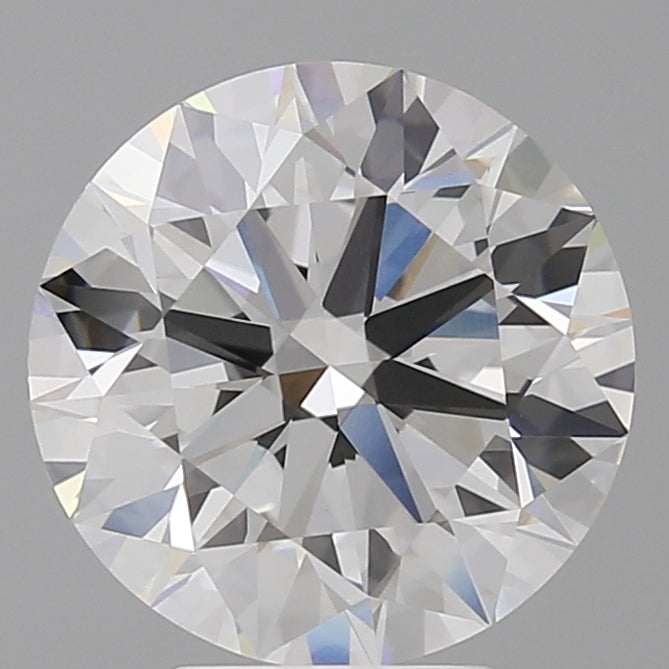 4.04 Carat Round Shaped, Ideal Cut, F Color, VVS2 Clarity, IGI Certified Lab Grown Diamond