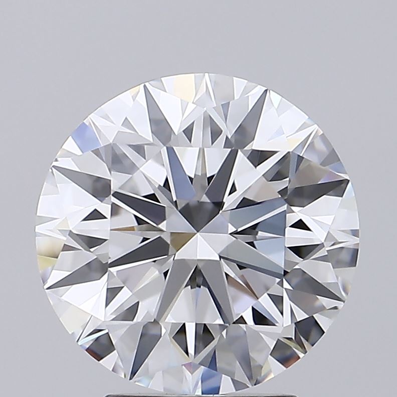 3.03 Carat Round Shaped, Ideal Cut, D Color, IF Clarity, IGI Certified Lab Grown Diamond
