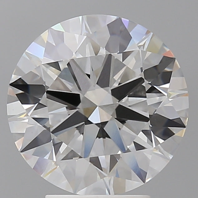 4.03 Carat Round Shaped, Ideal Cut, E Color, VVS2 Clarity, IGI Certified Lab Grown Diamond