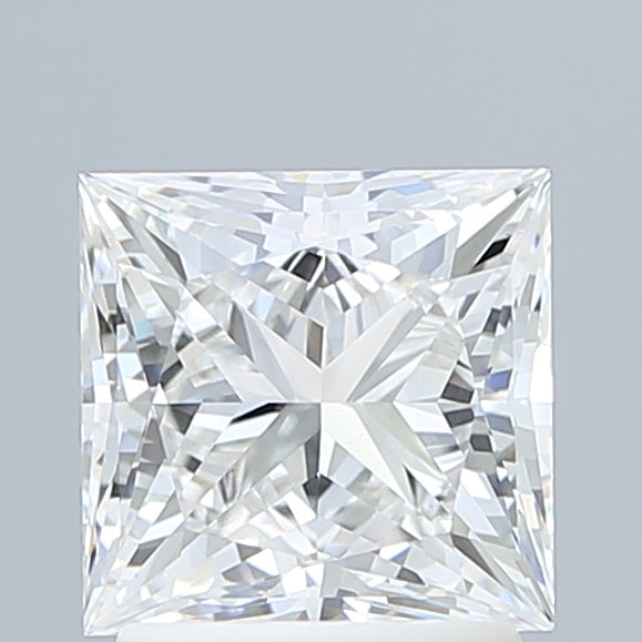 2.05 Carat Princess Shaped, Ideal Cut, E Color, VVS2 Clarity, IGI Certified Lab Grown Diamond