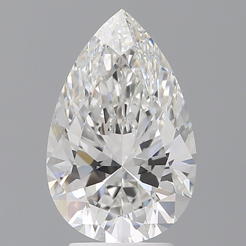 3.54 Carat Pear Shaped, Ideal Cut, E Color, VVS2 Clarity, IGI Certified Lab Grown Diamond