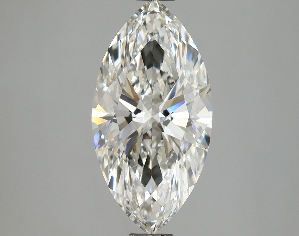 2.59 Carat Marquise Shaped, Ideal Cut, G Color, VVS2 Clarity, IGI Certified Lab Grown Diamond