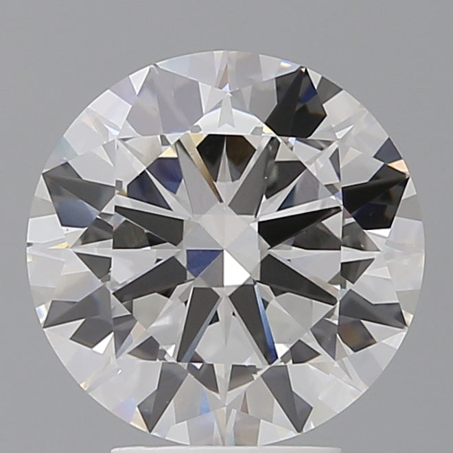 3.97 Carat Round Shaped, Excellent Cut, E Color, VVS2 Clarity, IGI Certified Lab Grown Diamond