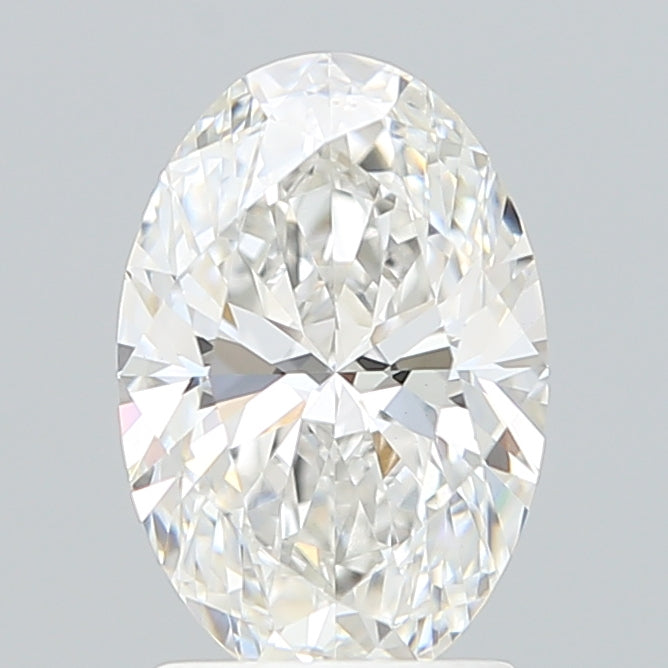 2.04 Carat Oval Shaped, Excellent Cut, F Color, VVS2 Clarity, IGI Certified Lab Grown Diamond