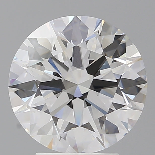 3.57 Carat Round Shaped, Ideal Cut, F Color, VVS2 Clarity, IGI Certified Lab Grown Diamond