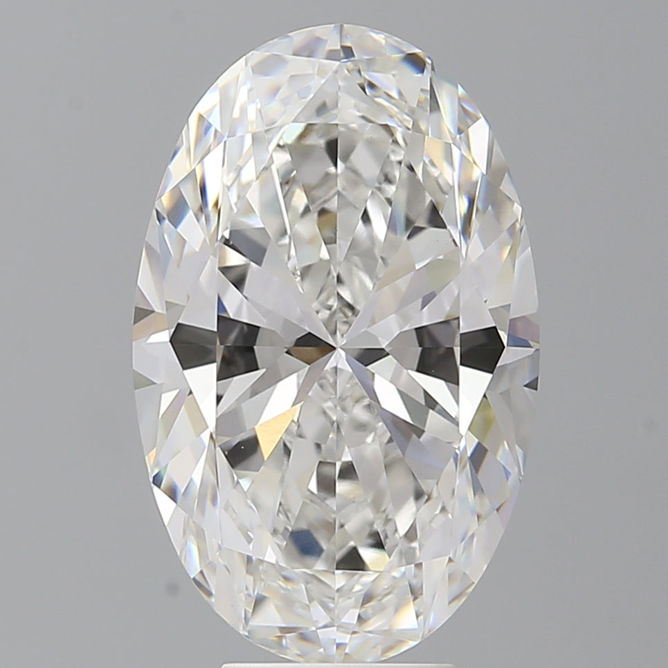 7.08 Carat Oval Shaped, Ideal Cut, F Color, VVS2 Clarity, IGI Certified Lab Grown Diamond
