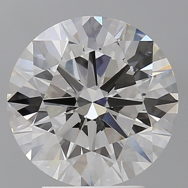 3.59 Carat Round Shaped, Ideal Cut, F Color, VVS2 Clarity, IGI Certified Lab Grown Diamond