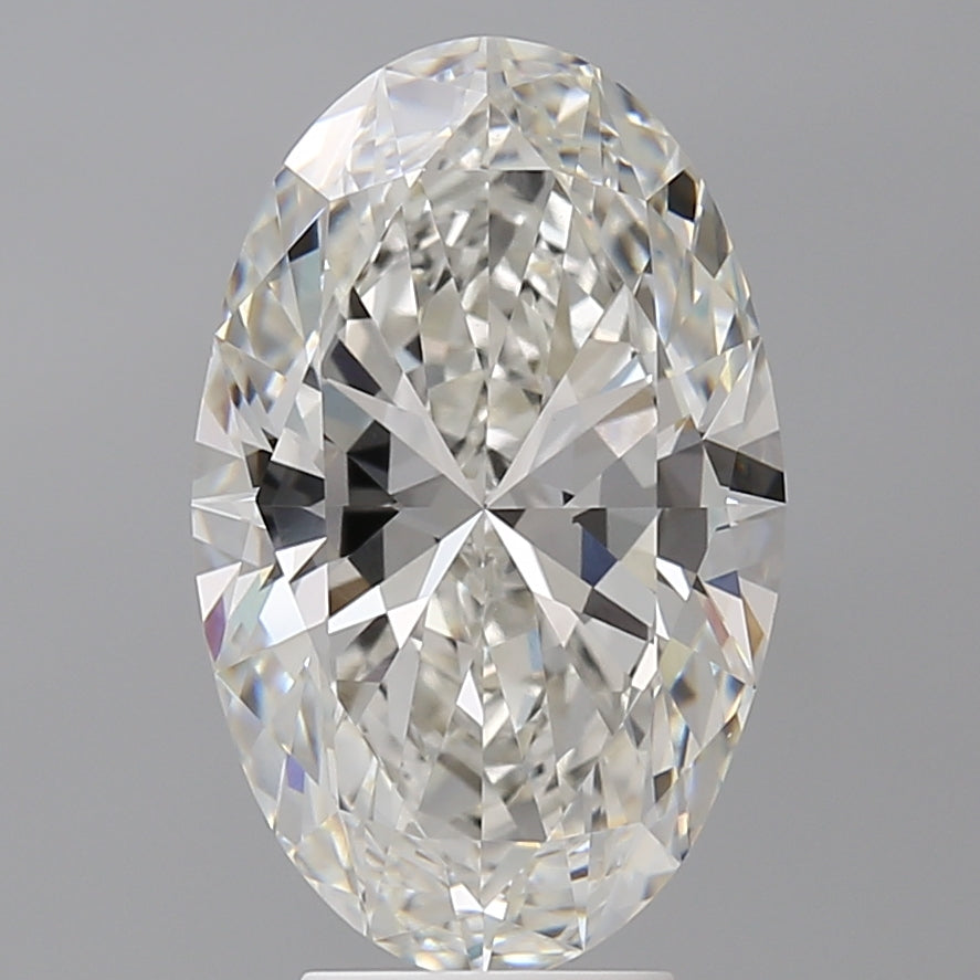 5.03 Carat Oval Shaped, Excellent Cut, F Color, VVS2 Clarity, IGI Certified Lab Grown Diamond