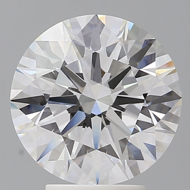 4.10 Carat Round Shaped, Ideal Cut, E Color, VVS2 Clarity, IGI Certified Lab Grown Diamond