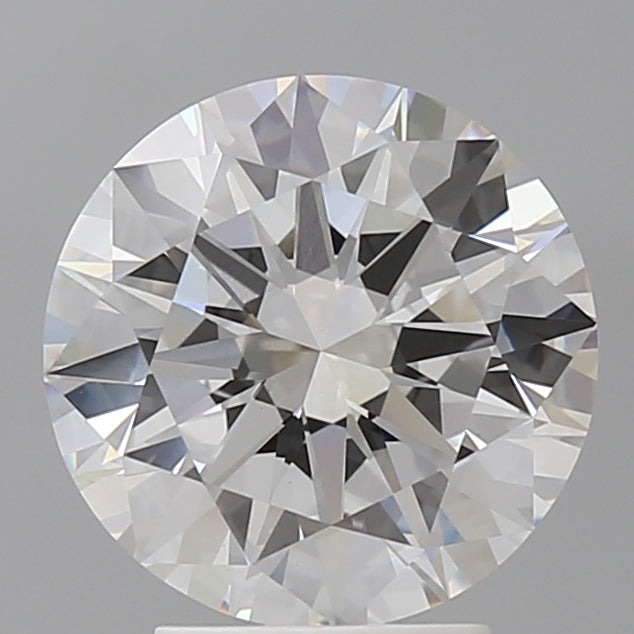 3.50 Carat Round Shaped, Excellent Cut, F Color, VVS2 Clarity, IGI Certified Lab Grown Diamond