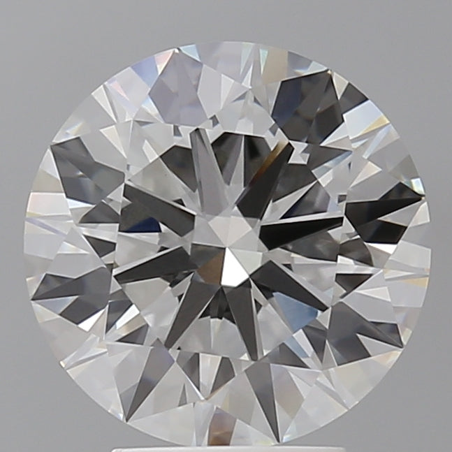 4.05 Carat Round Shaped, Ideal Cut, F Color, VVS2 Clarity, IGI Certified Lab Grown Diamond