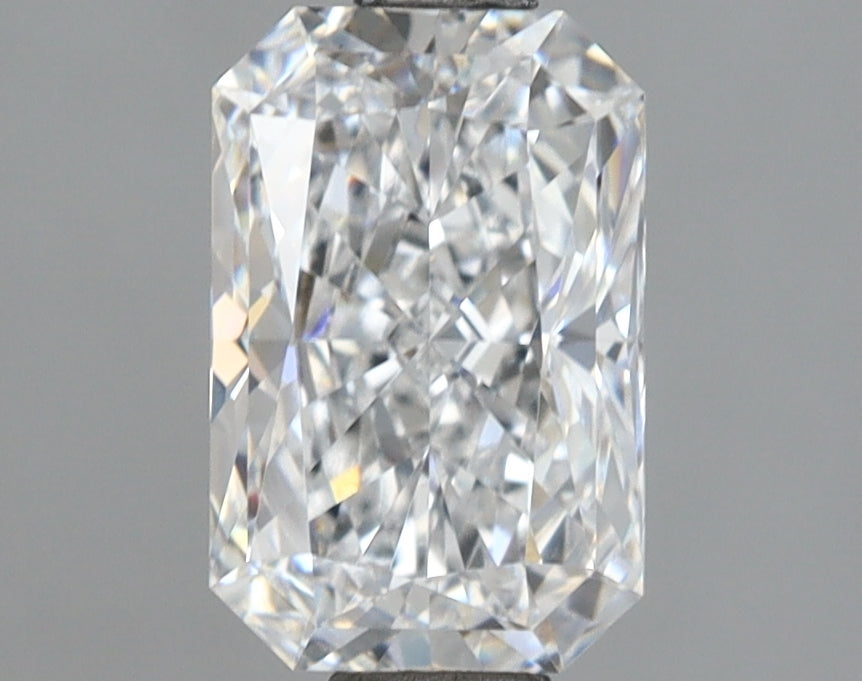 1.56 Carat Radiant Shaped, Excellent Cut, D Color, VS1 Clarity, IGI Certified Lab Grown Diamond