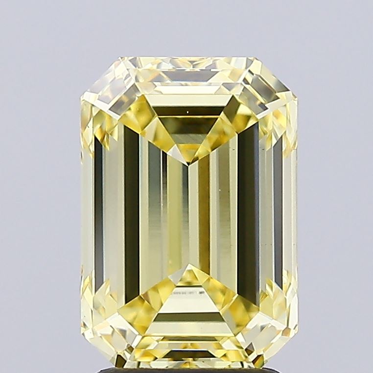 3.01 Carat Emerald Shaped, Ideal Cut, VS1 Clarity, IGI Certified Lab Grown Diamond