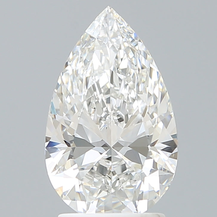 2.29 Carat Pear Shaped, Ideal Cut, F Color, VVS1 Clarity, IGI Certified Lab Grown Diamond