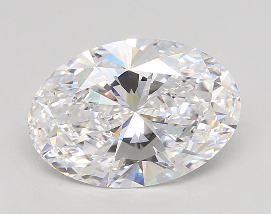 2.79 Carat Oval Shaped, Ideal Cut, D Color, VS1 Clarity, IGI Certified Lab Grown Diamond