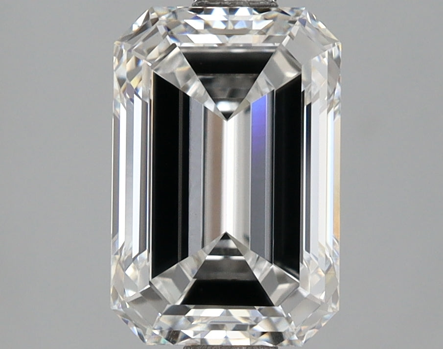 2.54 Carat Emerald Shaped, Ideal Cut, D Color, VS1 Clarity, IGI Certified Lab Grown Diamond