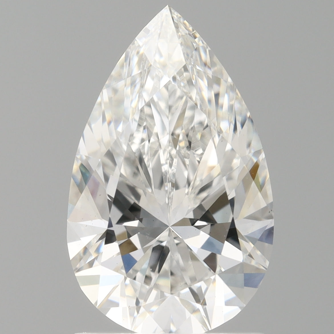 1.52 Carat Pear Shaped, Ideal Cut, E Color, VS1 Clarity, IGI Certified Lab Grown Diamond