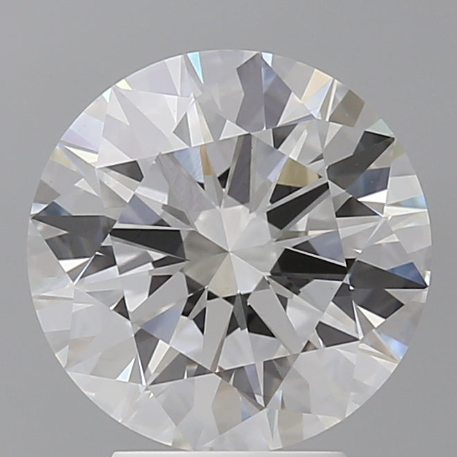 4.09 Carat Round Shaped, Ideal Cut, E Color, VVS2 Clarity, IGI Certified Lab Grown Diamond