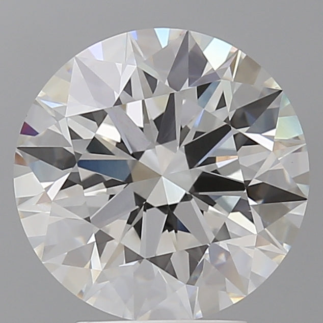 4.10 Carat Round Shaped, Ideal Cut, E Color, VVS2 Clarity, IGI Certified Lab Grown Diamond