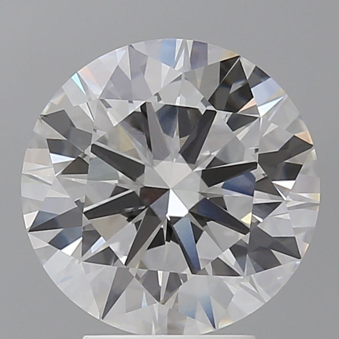 4.02 Carat Round Shaped, Excellent Cut, E Color, VVS2 Clarity, IGI Certified Lab Grown Diamond