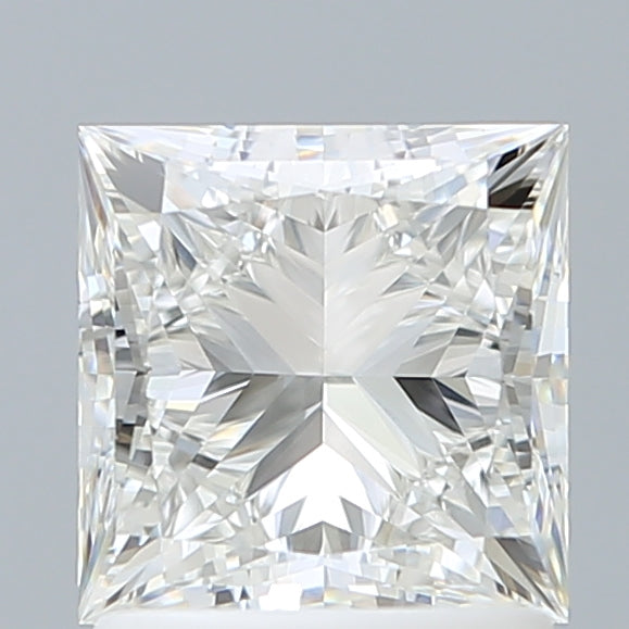 1.58 Carat Princess Shaped, Ideal Cut, F Color, VVS2 Clarity, IGI Certified Lab Grown Diamond