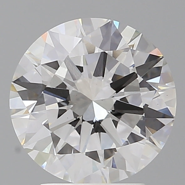3.05 Carat Round Shaped, Excellent Cut, F Color, VS1 Clarity, IGI Certified Lab Grown Diamond
