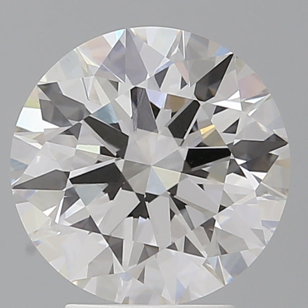 3.60 Carat Round Shaped, Ideal Cut, F Color, VVS2 Clarity, IGI Certified Lab Grown Diamond