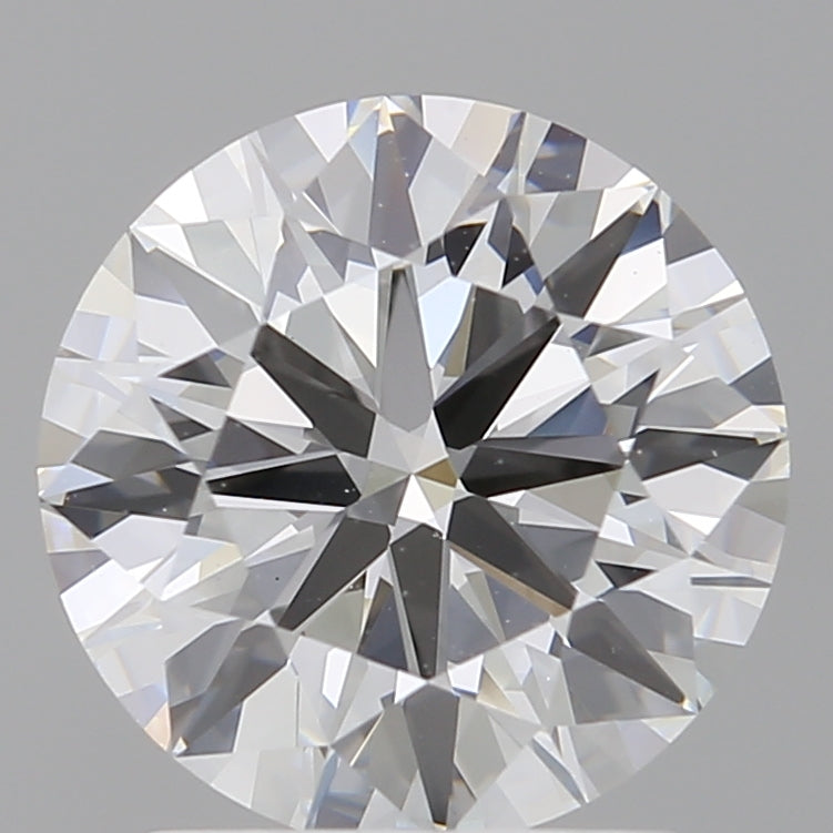 2.00 Carat Round Shaped, Excellent Cut, E Color, VVS2 Clarity, IGI Certified Lab Grown Diamond