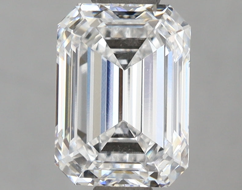 2.06 Carat Emerald Shaped, Ideal Cut, D Color, VVS1 Clarity, IGI Certified Lab Grown Diamond