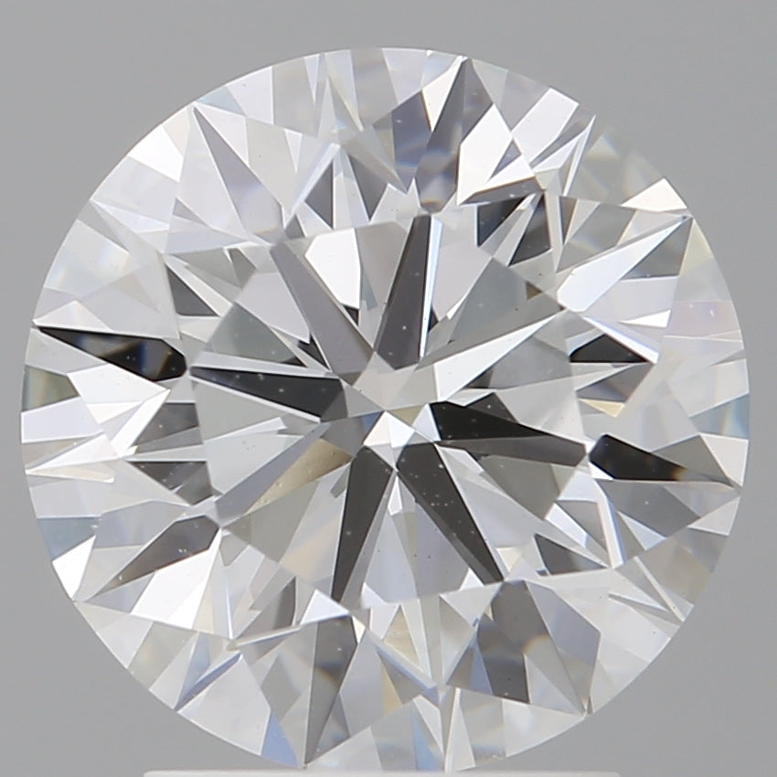 2.97 Carat Round Shaped, Ideal Cut, F Color, VVS2 Clarity, IGI Certified Lab Grown Diamond