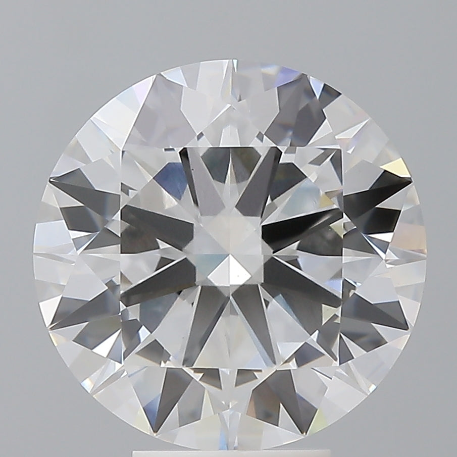 6.10 Carat Round Shaped, Excellent Cut, E Color, VVS2 Clarity, IGI Certified Lab Grown Diamond
