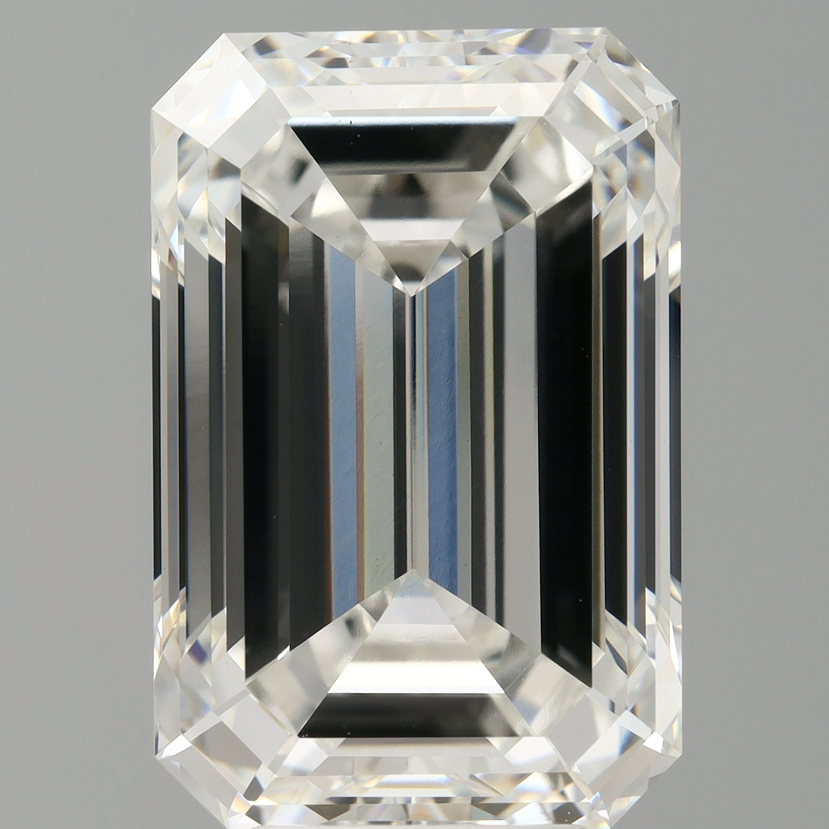 8.05 Carat Emerald Shaped, Ideal Cut, F Color, VVS2 Clarity, IGI Certified Lab Grown Diamond